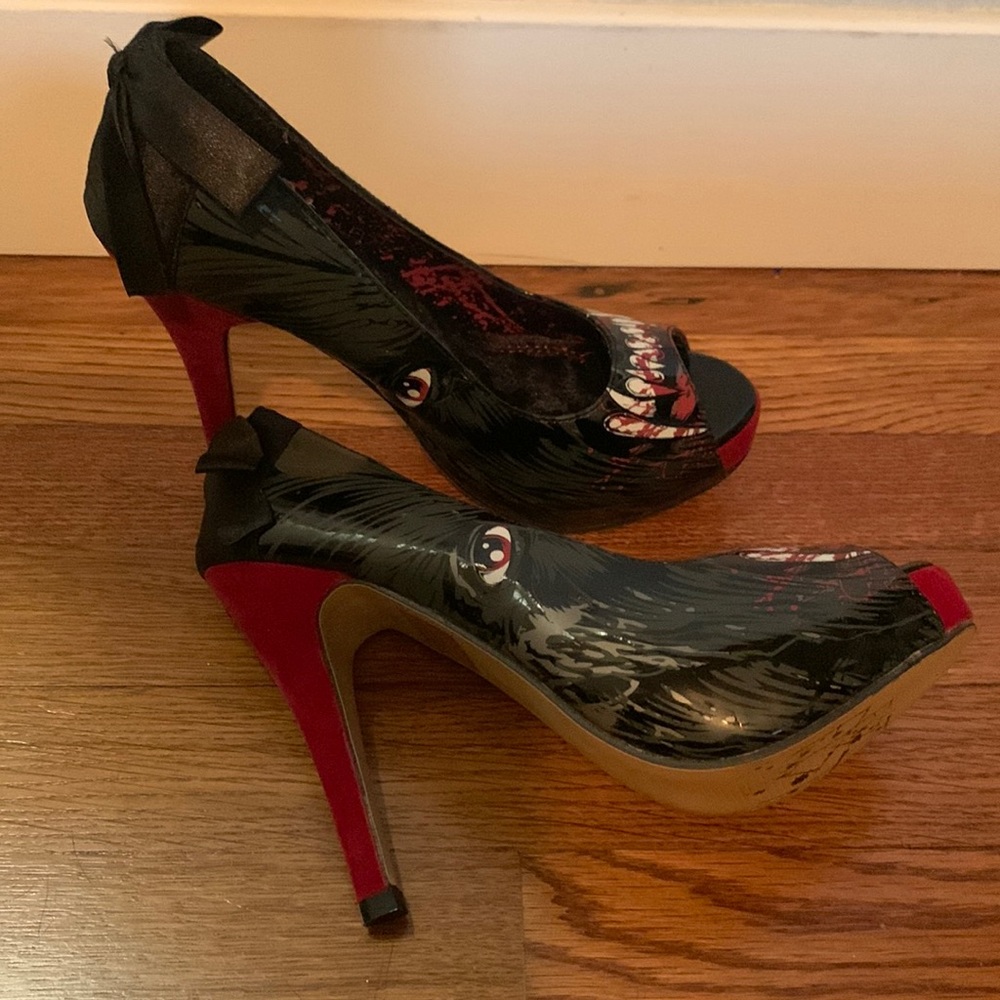 Iron Fist  Wolfbeater Platform High Heel Shoes US Size 7 Werewolf